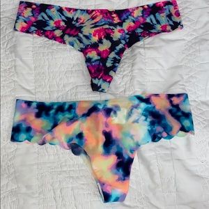2 Victoria Secret Thongs